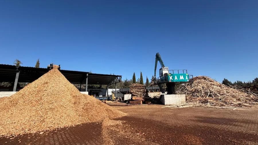 Tomruklardan öğütülmüş Yonga Çips ahşap dolgu malzemesi